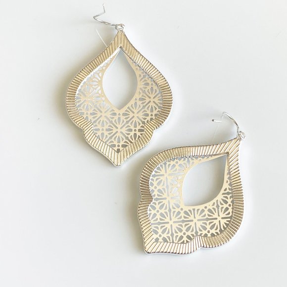 NEW Morocco Filigree Earrings (silver) - Picture 4 of 6